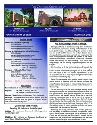 Bulletin for March 19, 2023